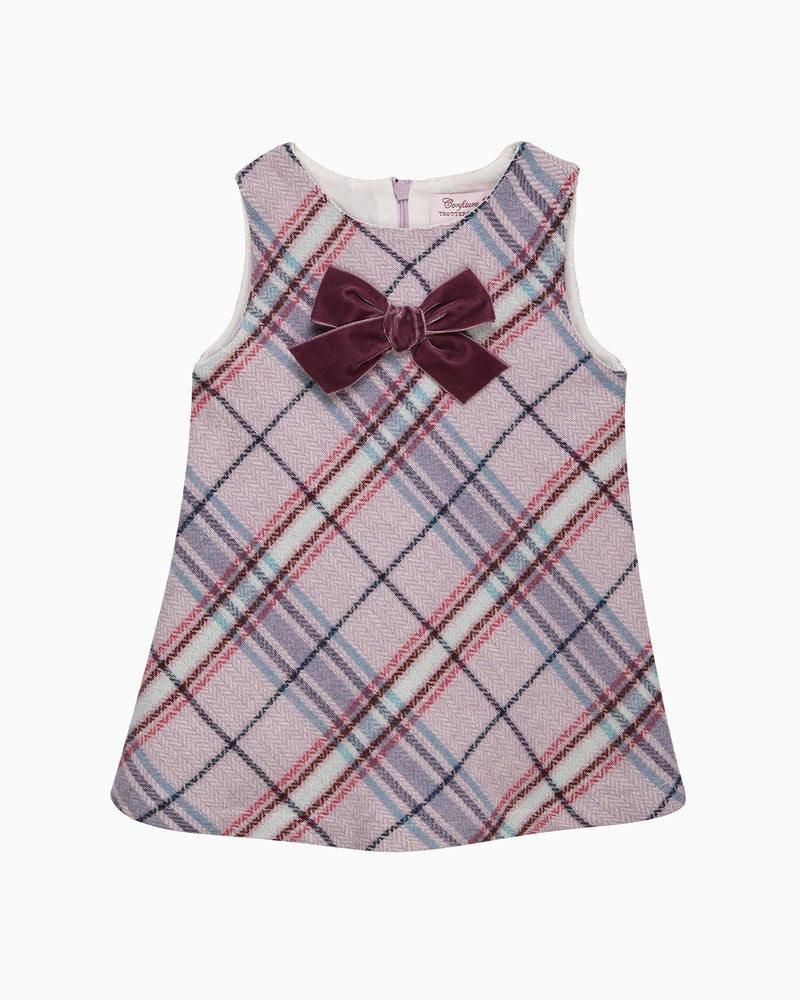 Confiture Dress Baby Eleanor Checked Pinafore