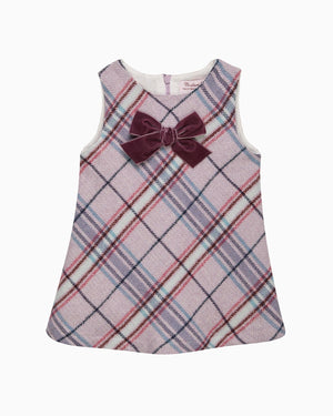 Confiture Dress Baby Eleanor Checked Pinafore