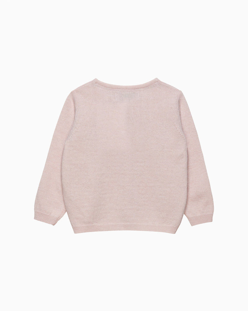 Baby Bow Cardigan in Claire Aude