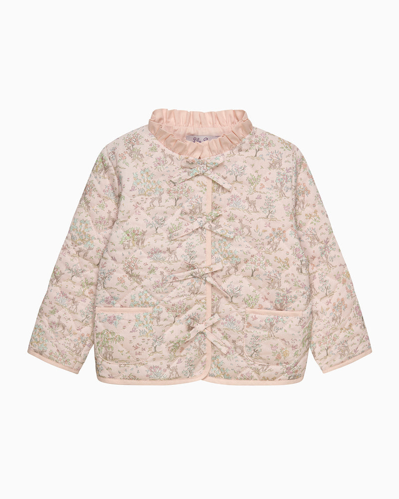 Lily Rose Jacket Baby Quilted Jacket in Etta Fawn