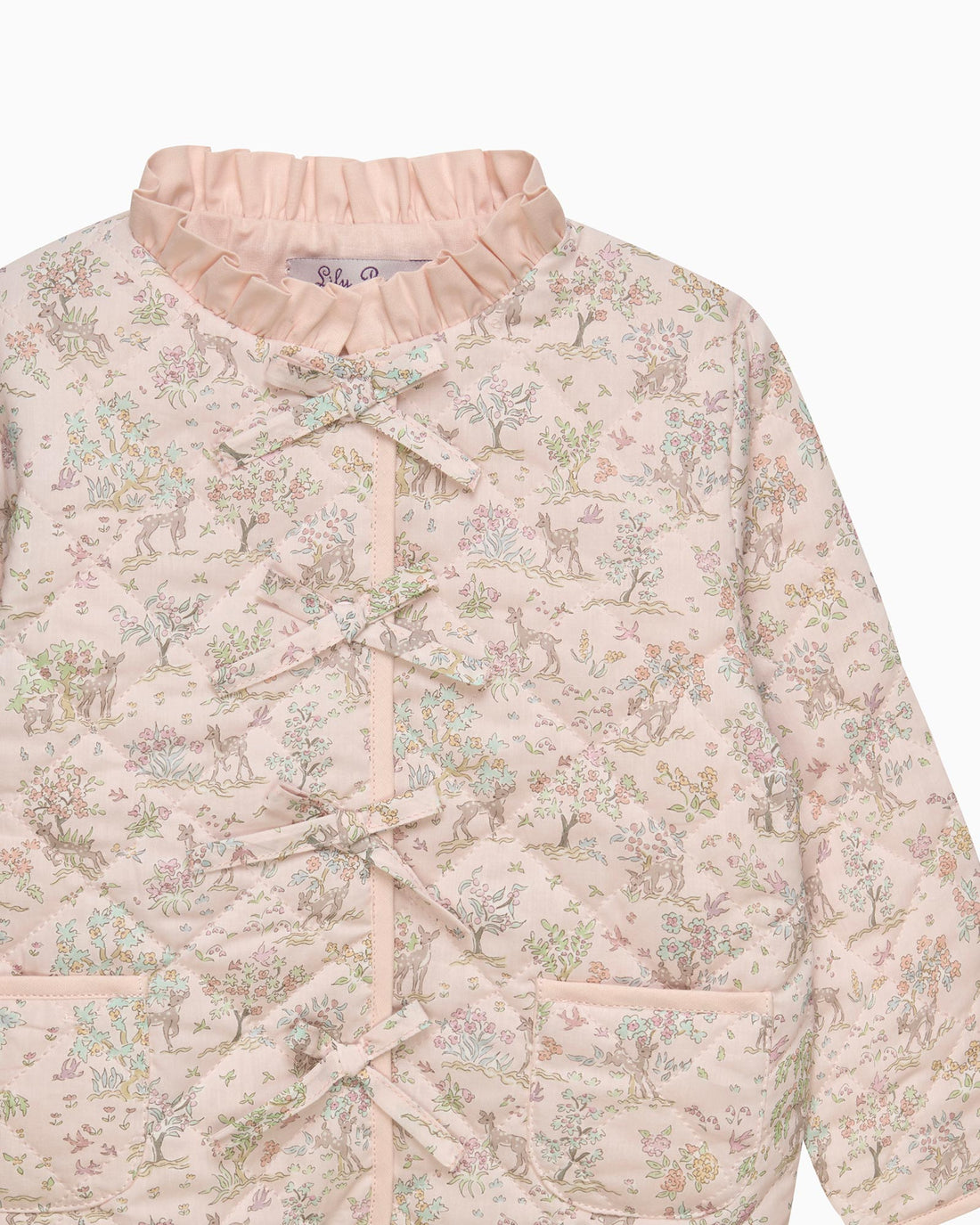 Lily Rose Jacket Baby Quilted Jacket in Etta Fawn