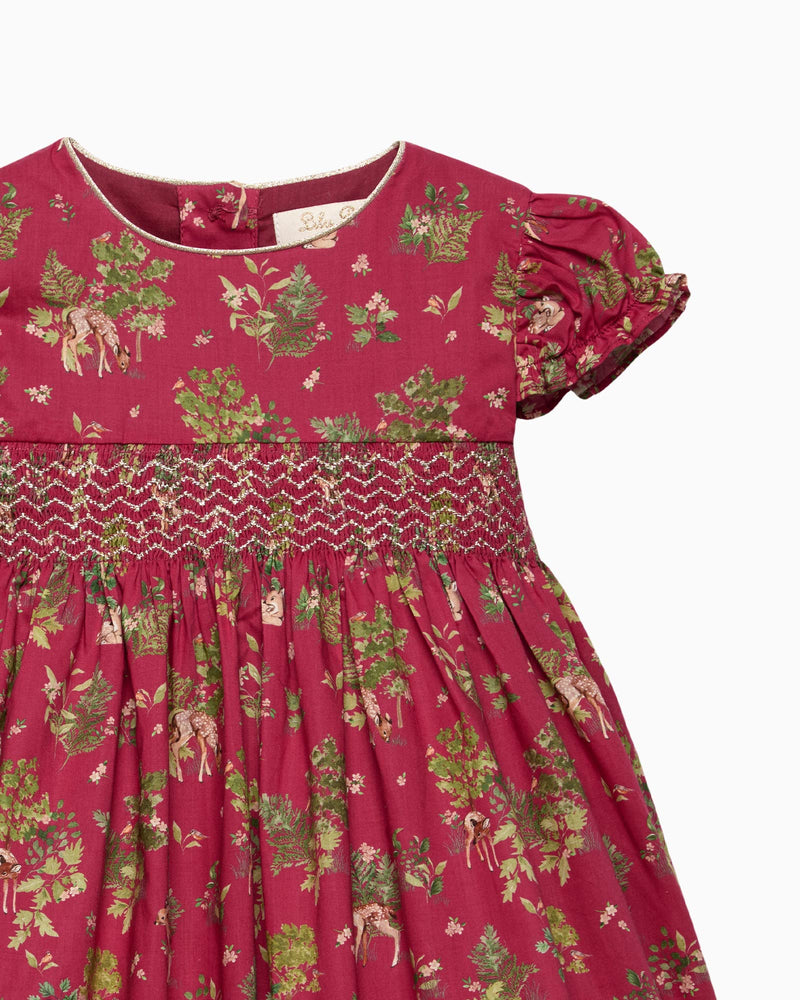 Baby Fawn Smocked Party Dress