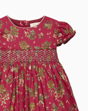 Baby Fawn Smocked Party Dress