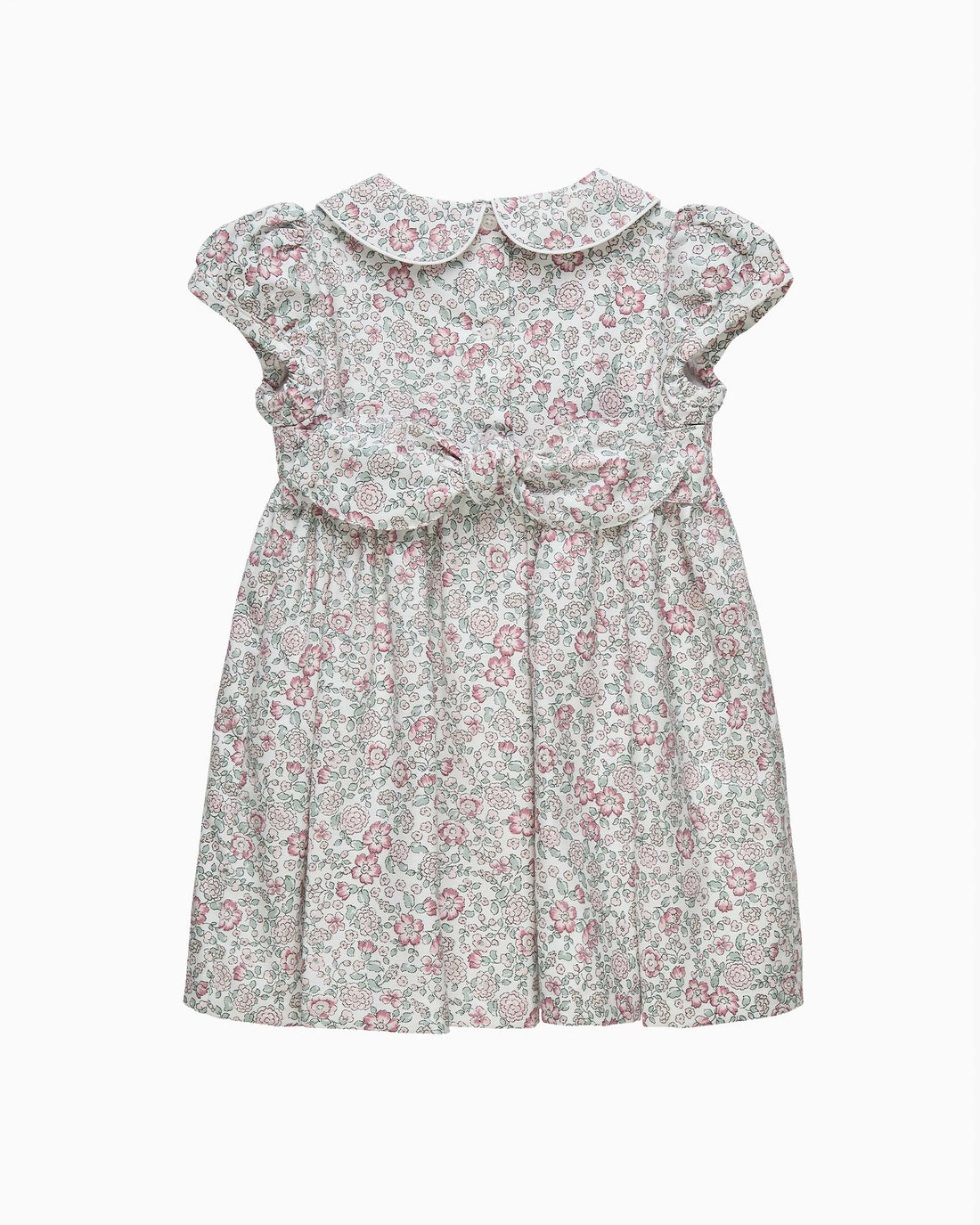 Confiture Dress Baby Arabella Floral Smocked Dress in Pink