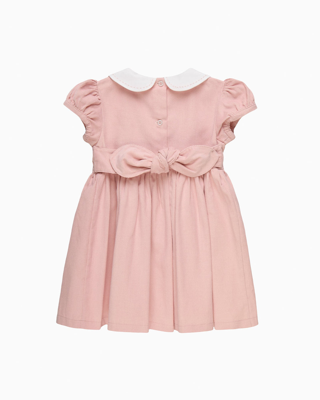 Confiture Dress Baby Cord Duck Dress in Dusty Pink