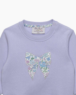 Baby Emma & Amelia Bow Sweatshirt