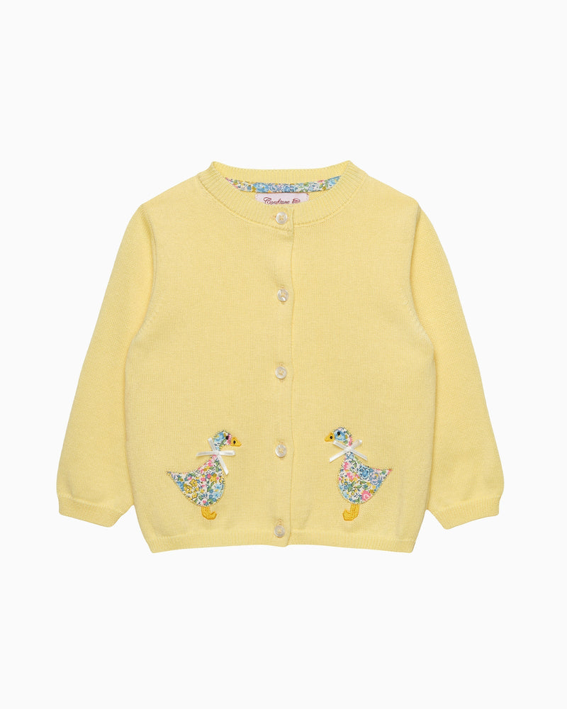 Lily Rose Cardigan Baby Emma & Georgina Duck Cardigan