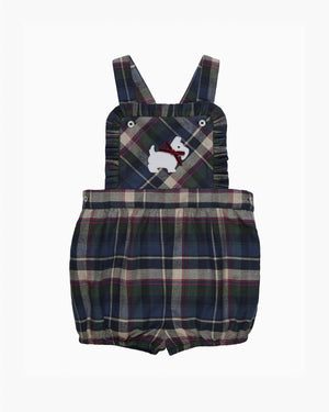 Confiture Bib Shorts Baby Scottie Tartan Bib Short