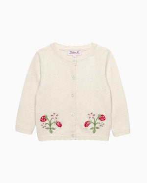Confiture Cardigan Baby Strawberry Cardigan