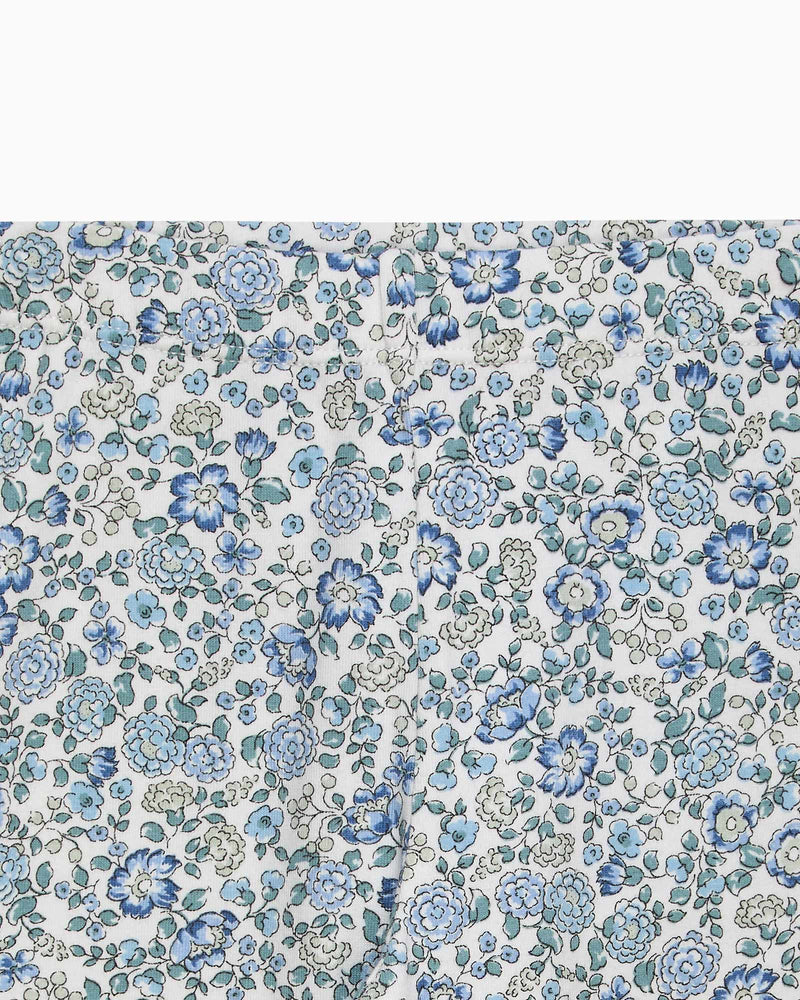 Baby Arabella Floral Leggings in Blue