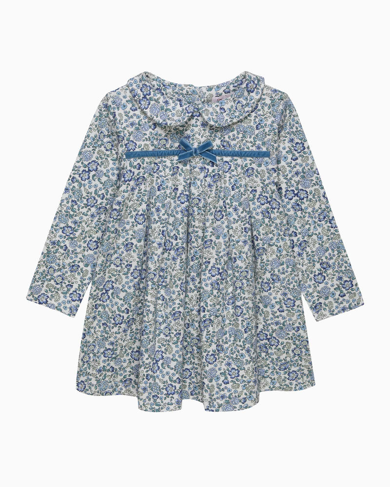 Baby Arabella Jersey Dress in Blue