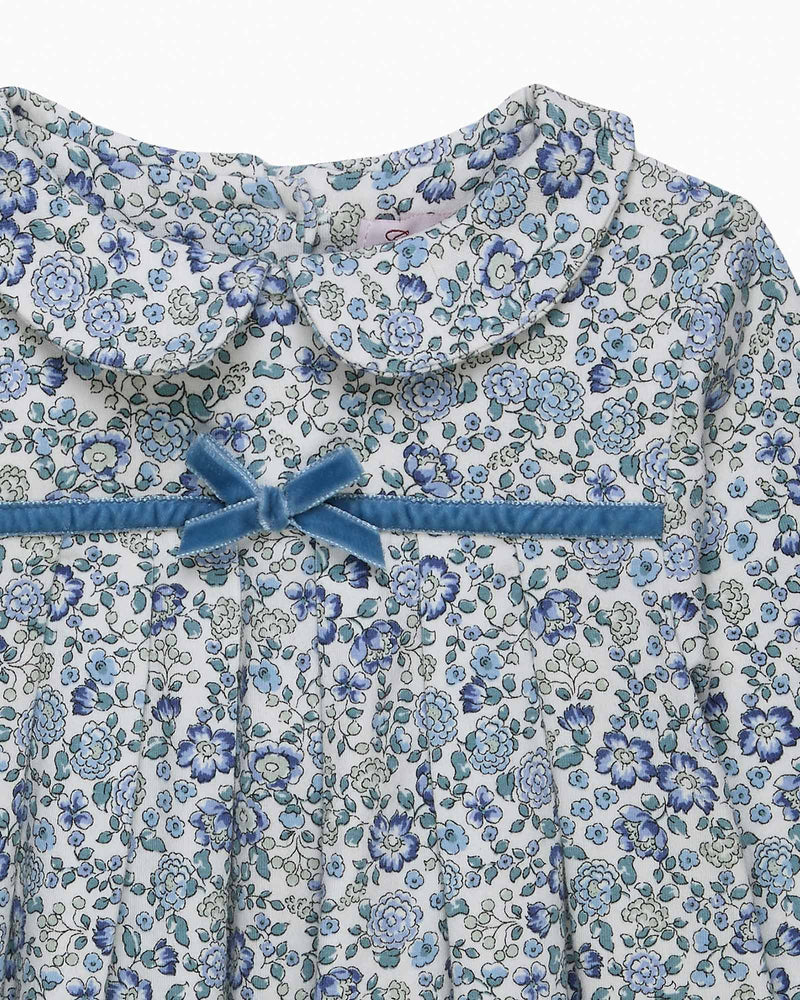 Baby Arabella Jersey Dress in Blue