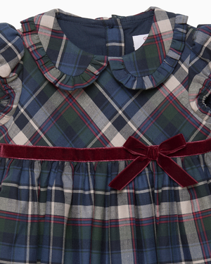 Confiture Dress Baby Bonnie Tartan Dress