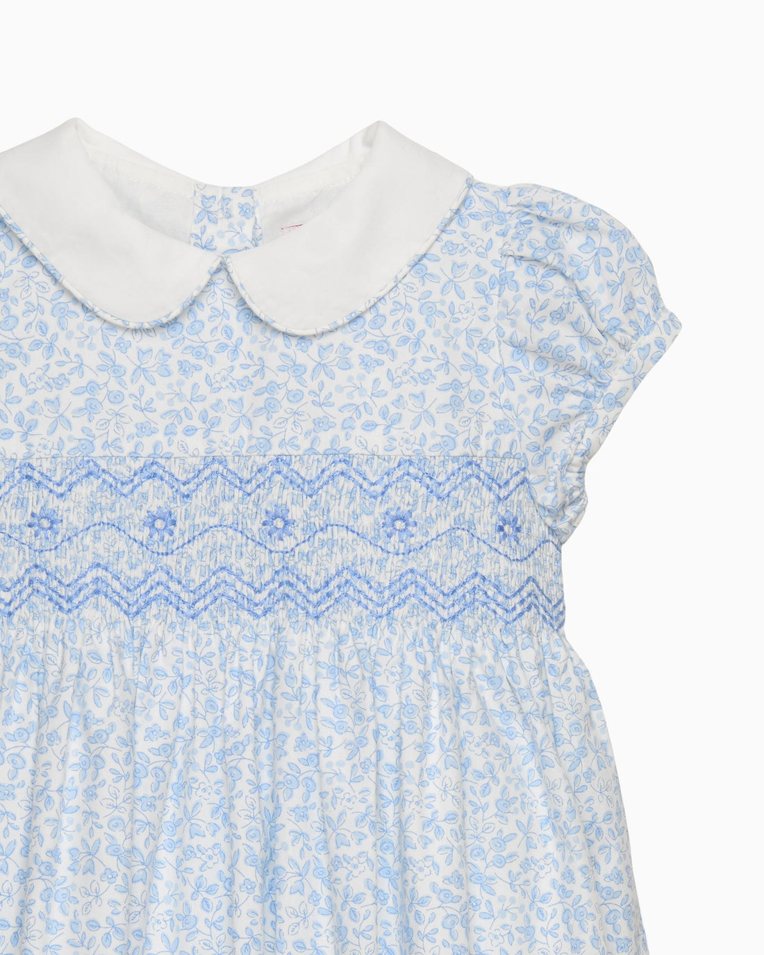 Confiture Dress Baby Catherine Smocked Dress in Blue Floral