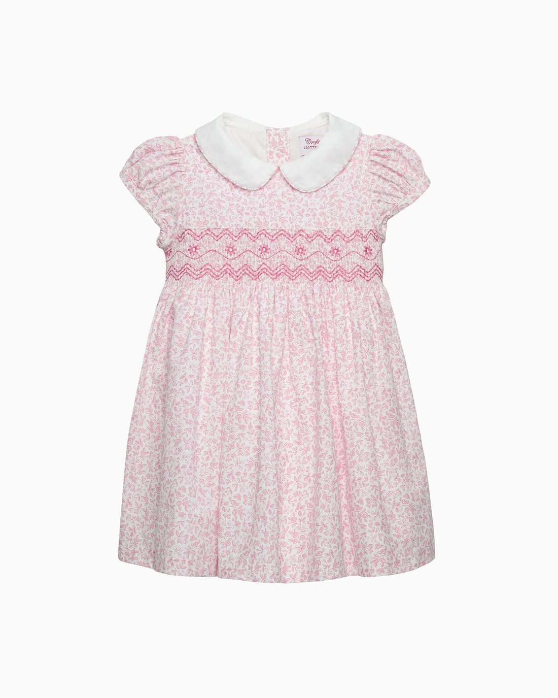 Confiture Dress Baby Catherine Smocked Dress in Pink