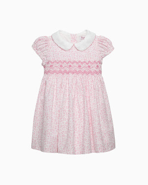 Confiture Dress Baby Catherine Smocked Dress in Pink