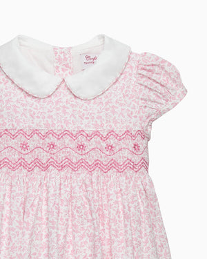 Confiture Dress Baby Catherine Smocked Dress in Pink