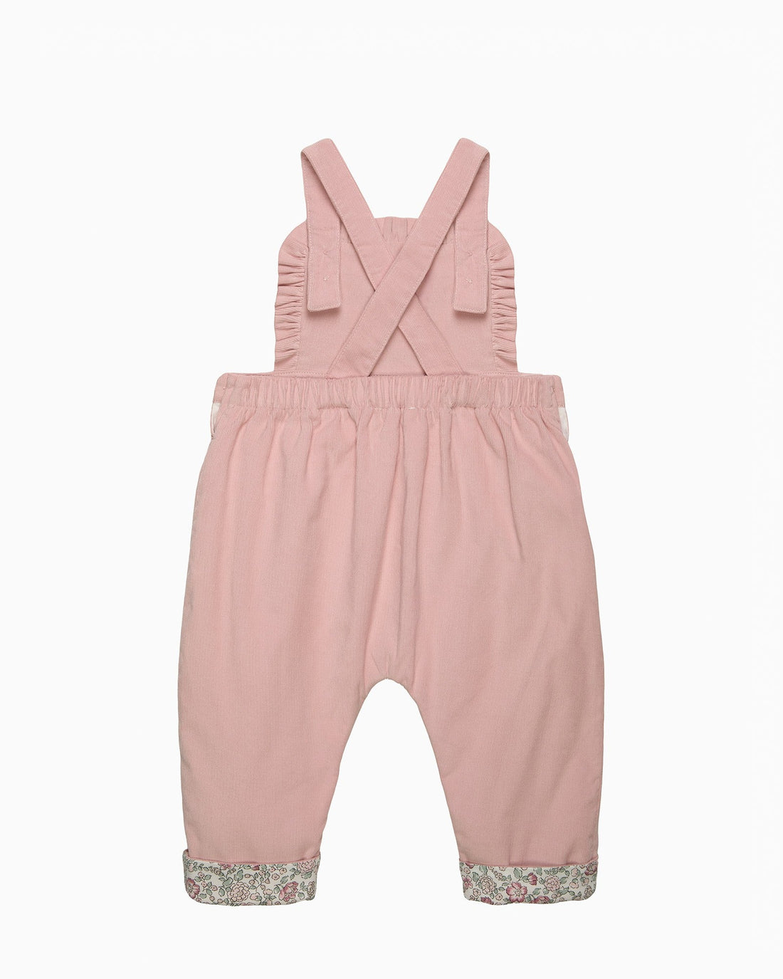 Confiture Dungarees Baby Cord Frilly Duck & Bunny Dungarees