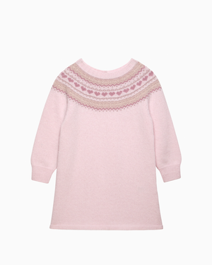 Baby Cozy Fair Isle Knitted Dress