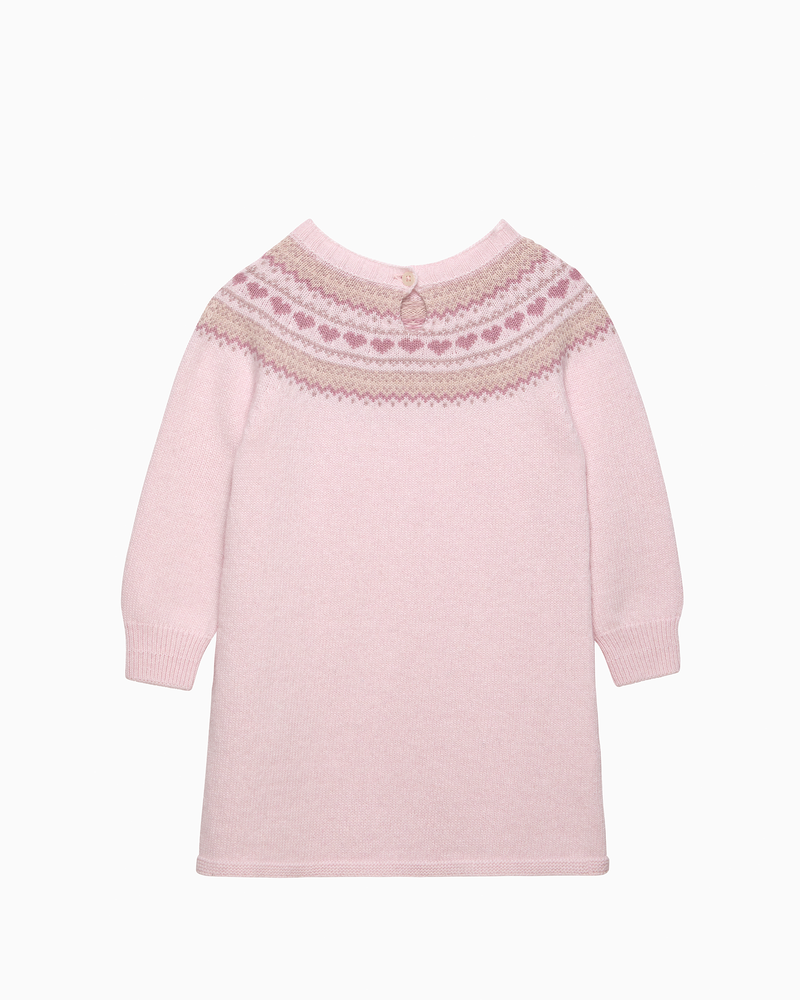 Baby Cozy Fair Isle Knitted Dress