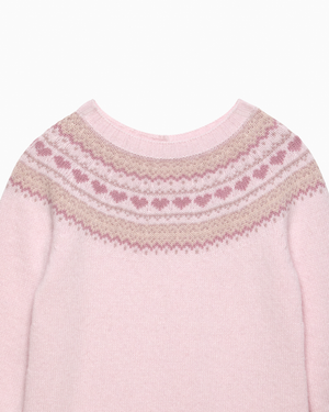 Baby Cozy Fair Isle Knitted Dress