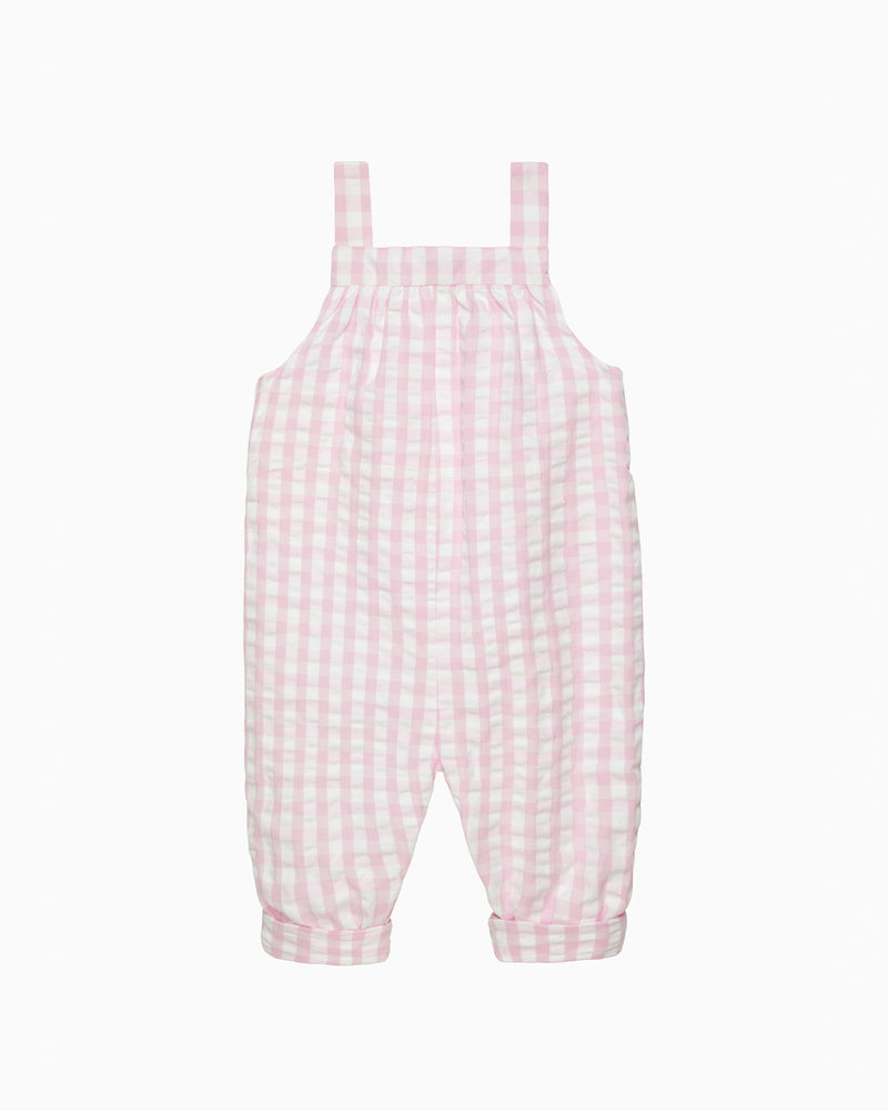 Baby Duck Gingham Dungarees