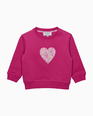 Confiture Sweatshirt Baby Emma & Georgina Heart Sweatshirt