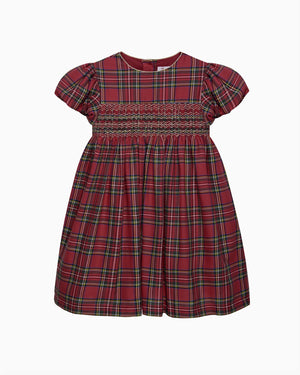 Lily Rose Dress Baby Isla Tartan Smocked Party Dress