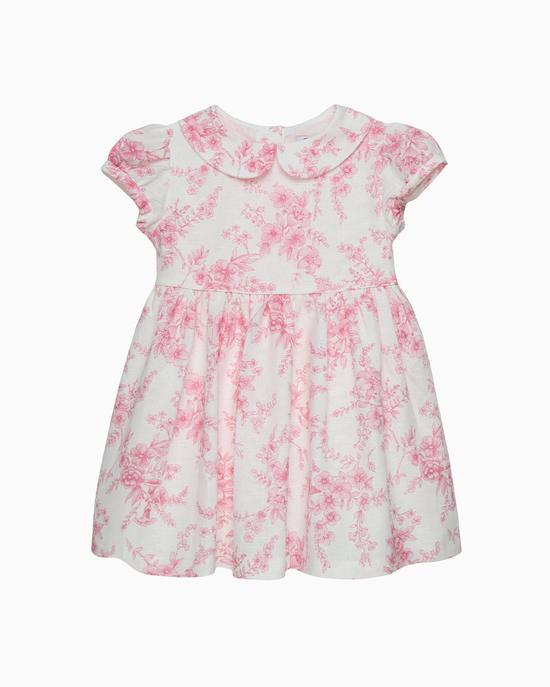 Confiture Dress Baby Kate Floral Linen Dress