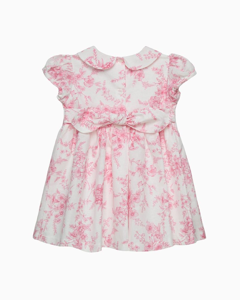 Confiture Dress Baby Kate Floral Linen Dress