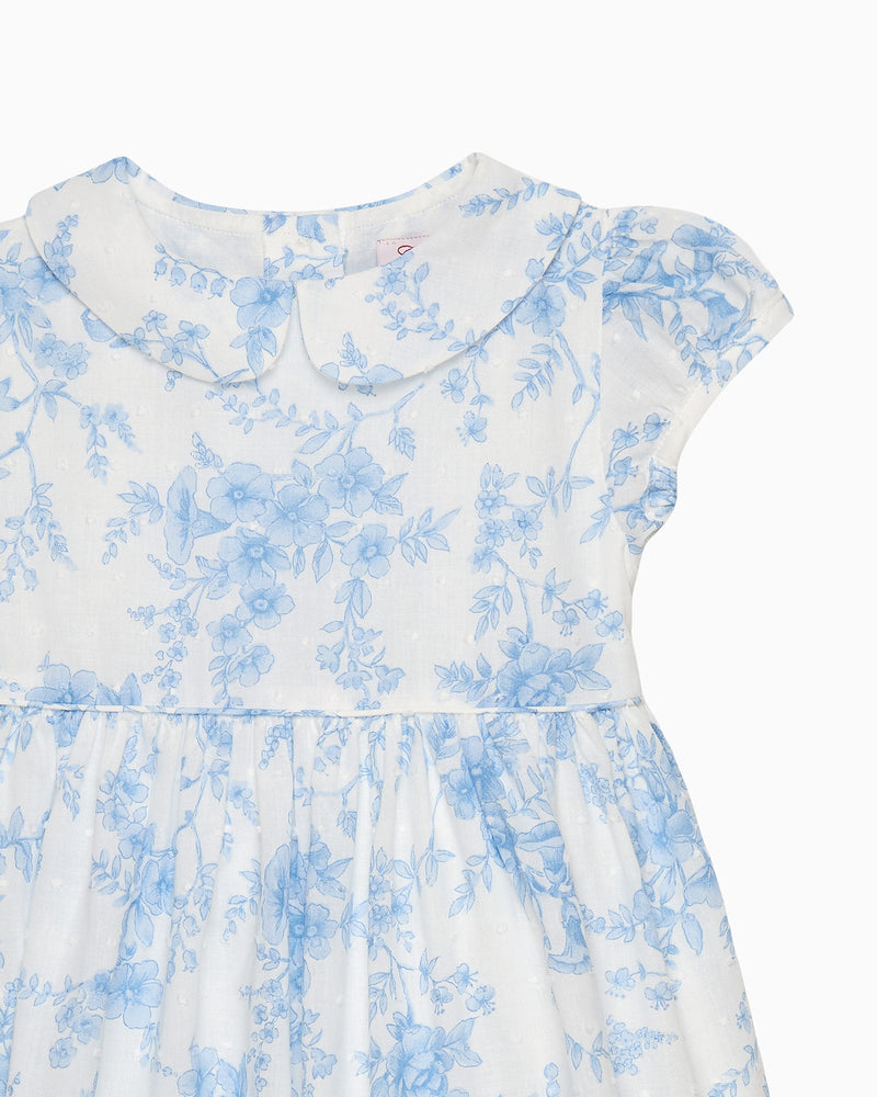 Confiture Dress Baby Kate Floral Plumeti Dress