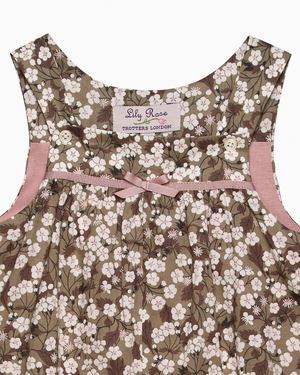 Baby Mitsi Floral Dungarees