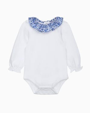 Baby Long Sleeved Willow Body in Blue Mitsi Valeria