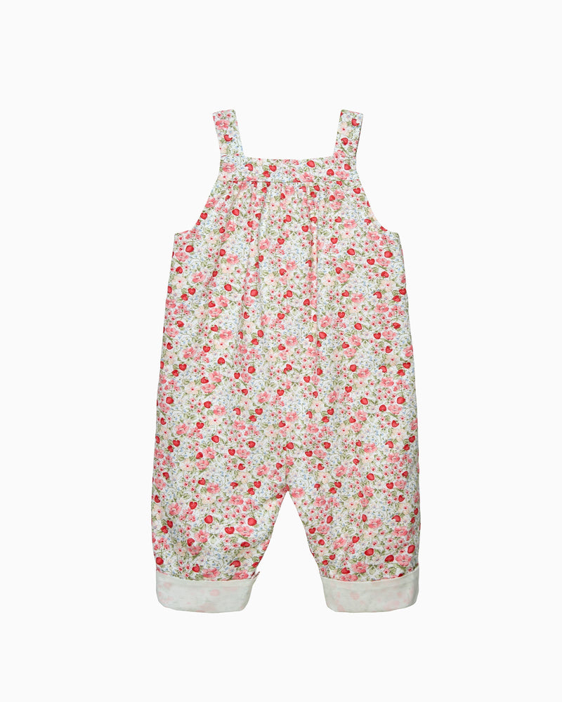 Confiture Dungarees Baby Strawberry Floral Dungarees
