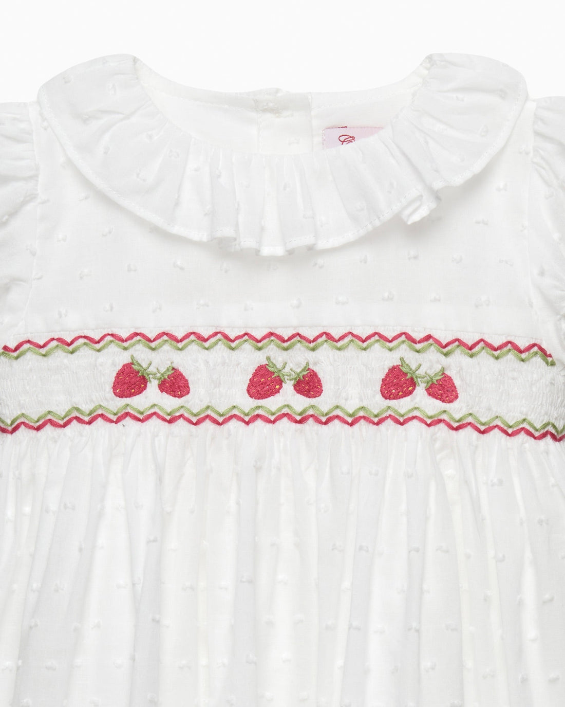 Confiture Dress Baby Strawberry Smocked Dress