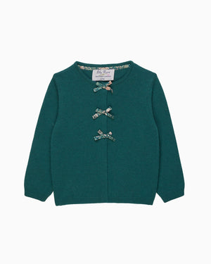 Lily Rose Cardigan Baby Strawberry Thief Bow Cardigan