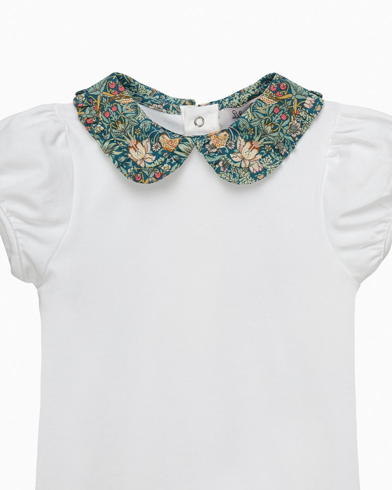 Lily Rose Body Baby Short-Sleeved Strawberry Thief Pie Crust Body