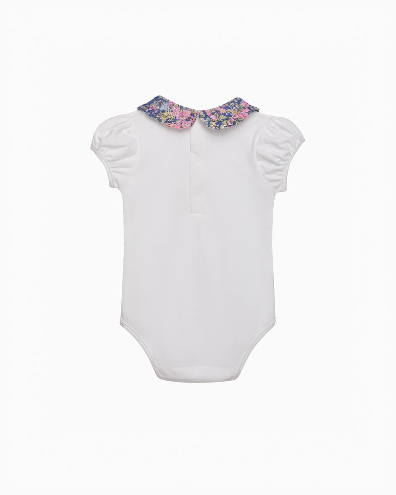 Lily Rose Body Baby Short-Sleeved Tatum Floral Pie Crust Body