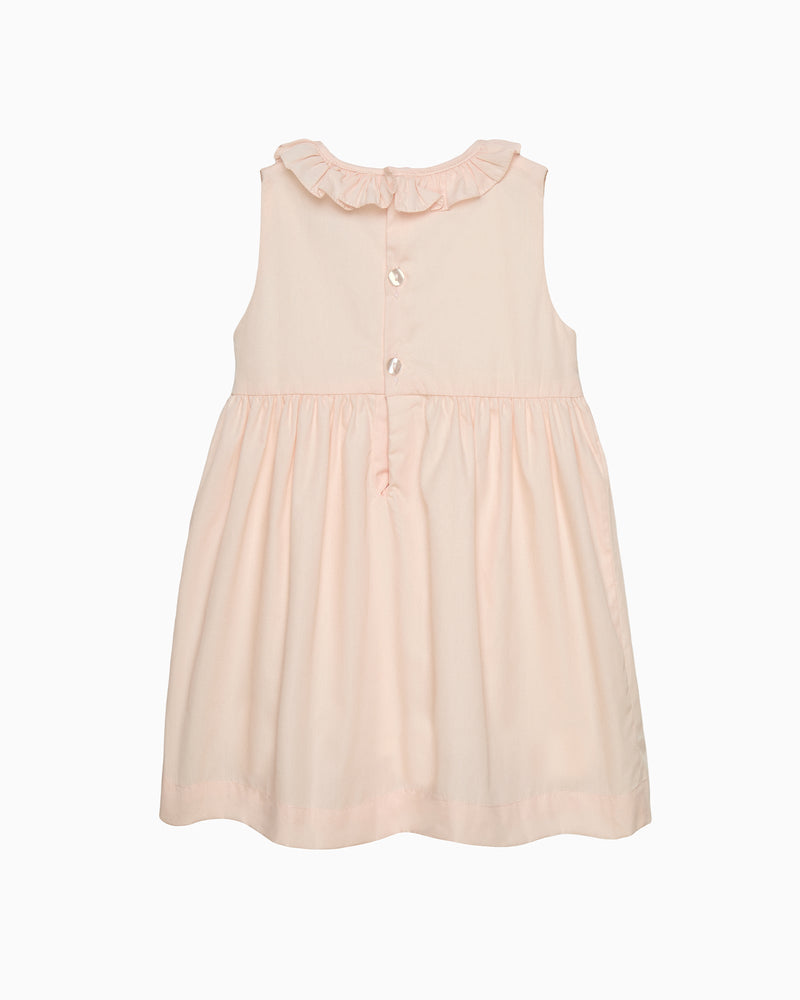 Lily Rose Dress Baby Sleeveless Willow Rose Hand Smocked Dress