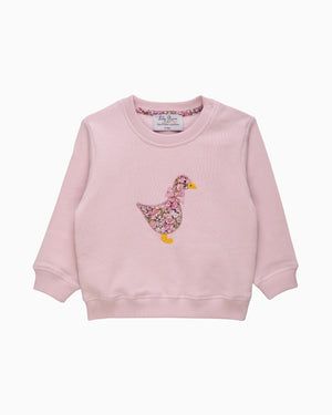 Baby Duck Sweatshirt in Chive
