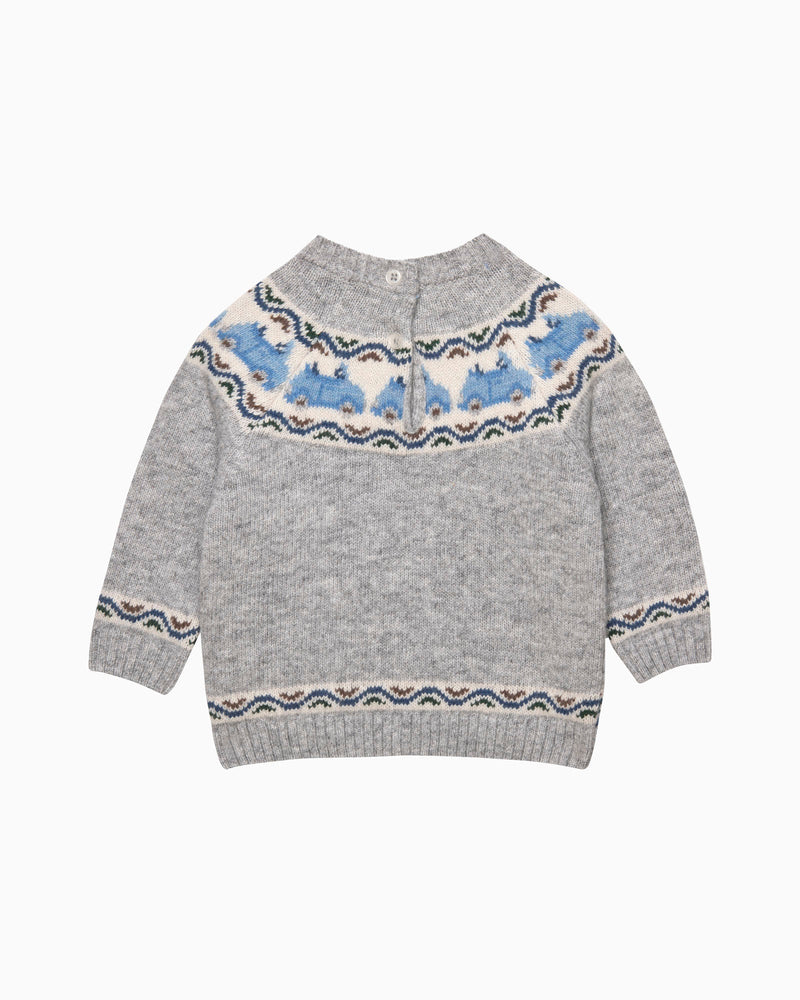 Chelsea Clothing Company Jumper Baby Benji Car Fair Isle Jumper