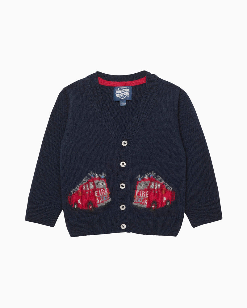 Chelsea Clothing Company Cardigan Baby Fire Engine Cardigan