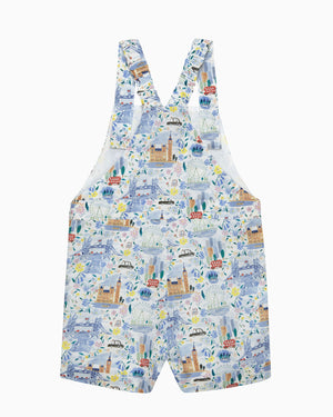 Baby Atticus Bib Shorts in London Scenes