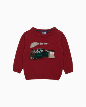 Chelsea Clothing Company Jumper Baby Steam Train Jumper