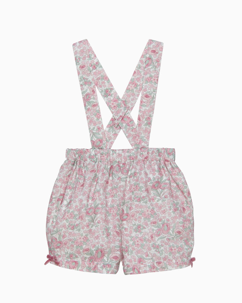 Baby Bloomers & Braces in Arabella Pink Floral