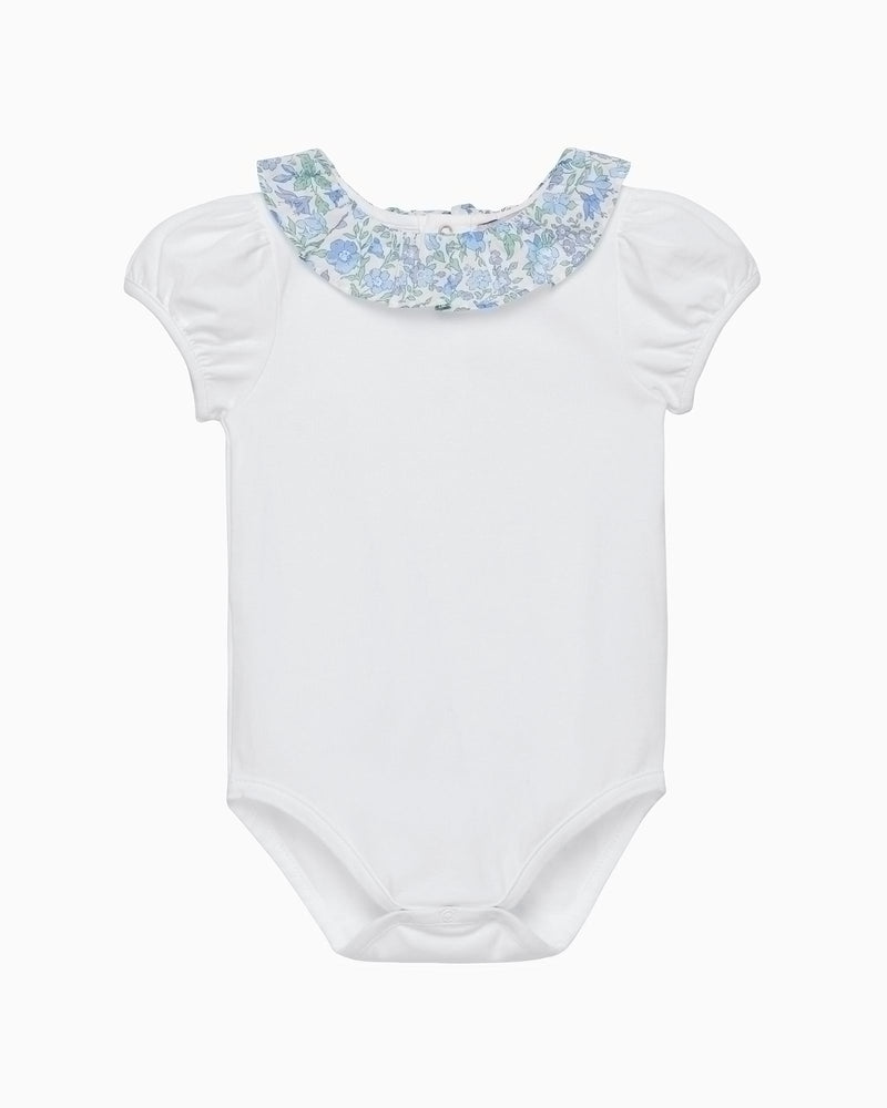 Baby Short-Sleeved Willow Bodysuit in Bluebell