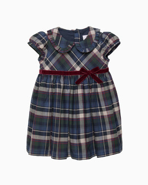 Confiture Dress Baby Bonnie Tartan Dress