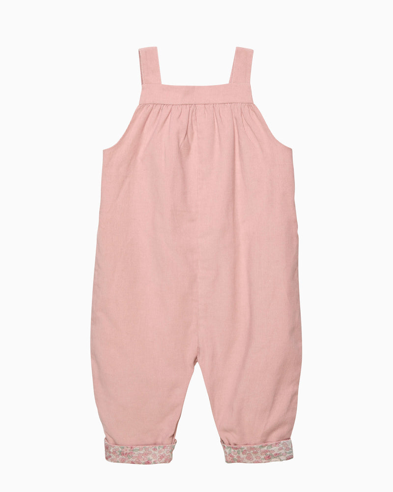 Baby Arabella Cord Duck Applique Dungarees
