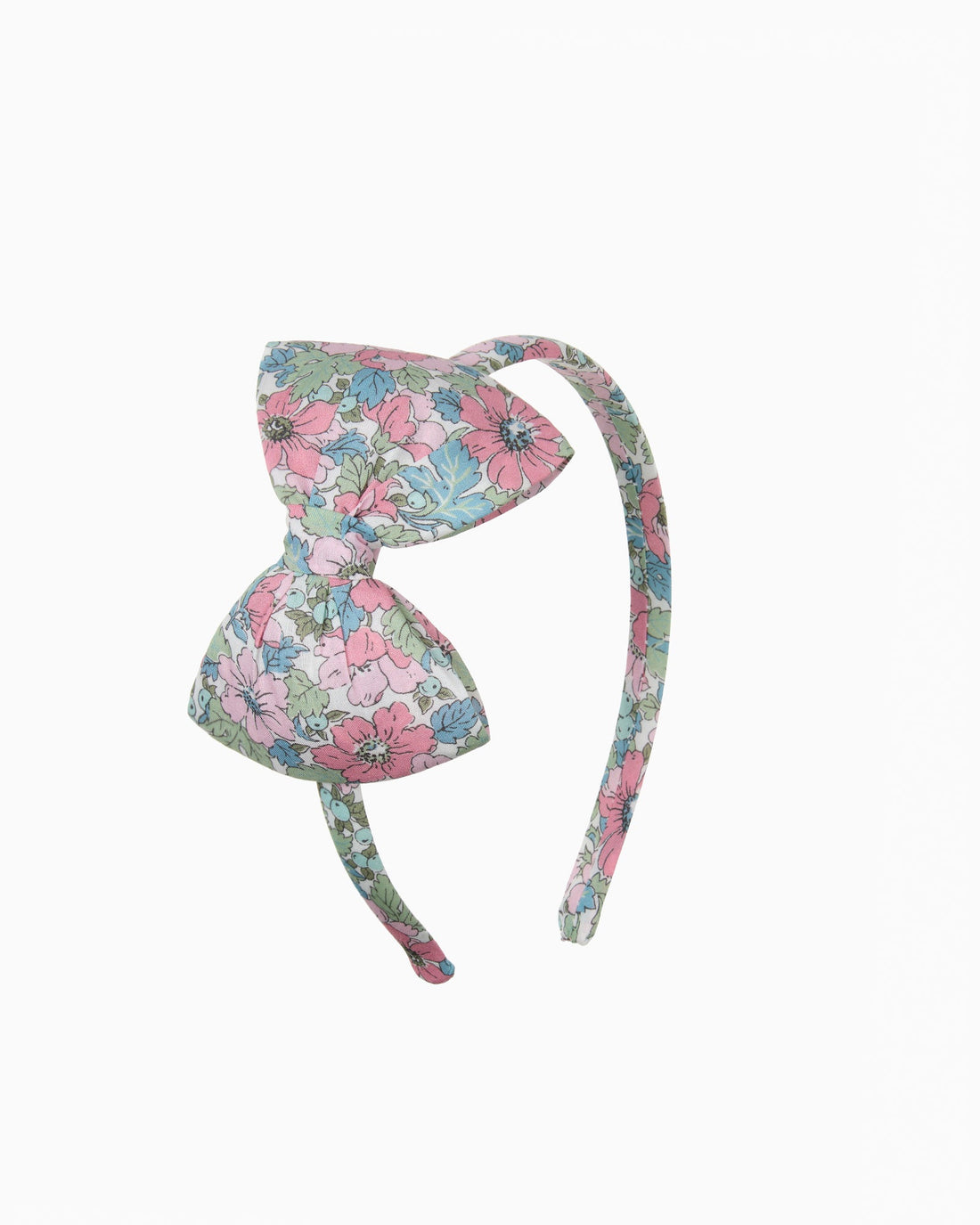 Lily Rose Alice Band Big Bow Headband in Pink Dahlia