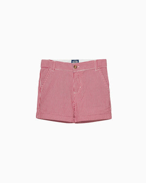 Chelsea Clothing Company Shorts Charlie Chino Shorts in Red Stripe